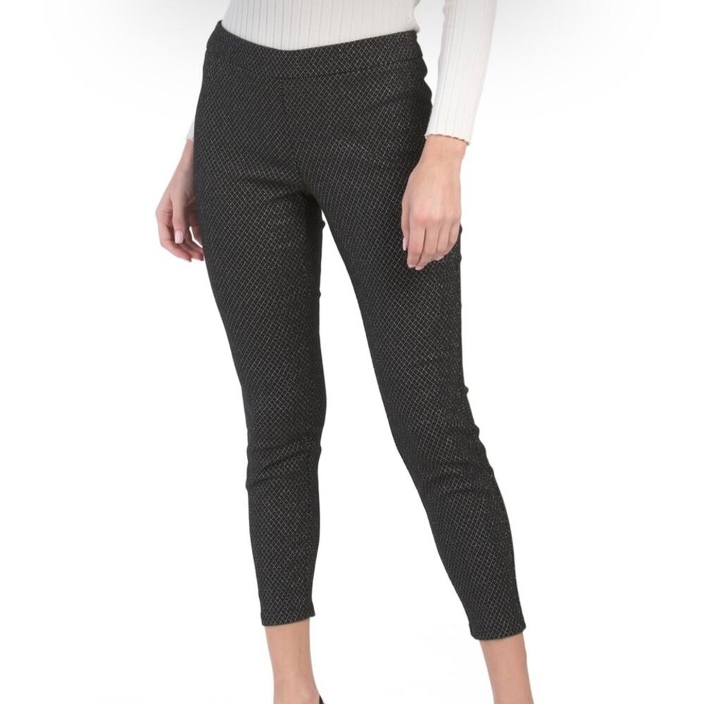 Beautiful Nanette Lepore Houndstooth Black/White Pants. Large. Skinny Fit